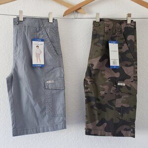 NWT -  Lucky Brand (set of 2) Youth Cargo Short - Size L (14/16)